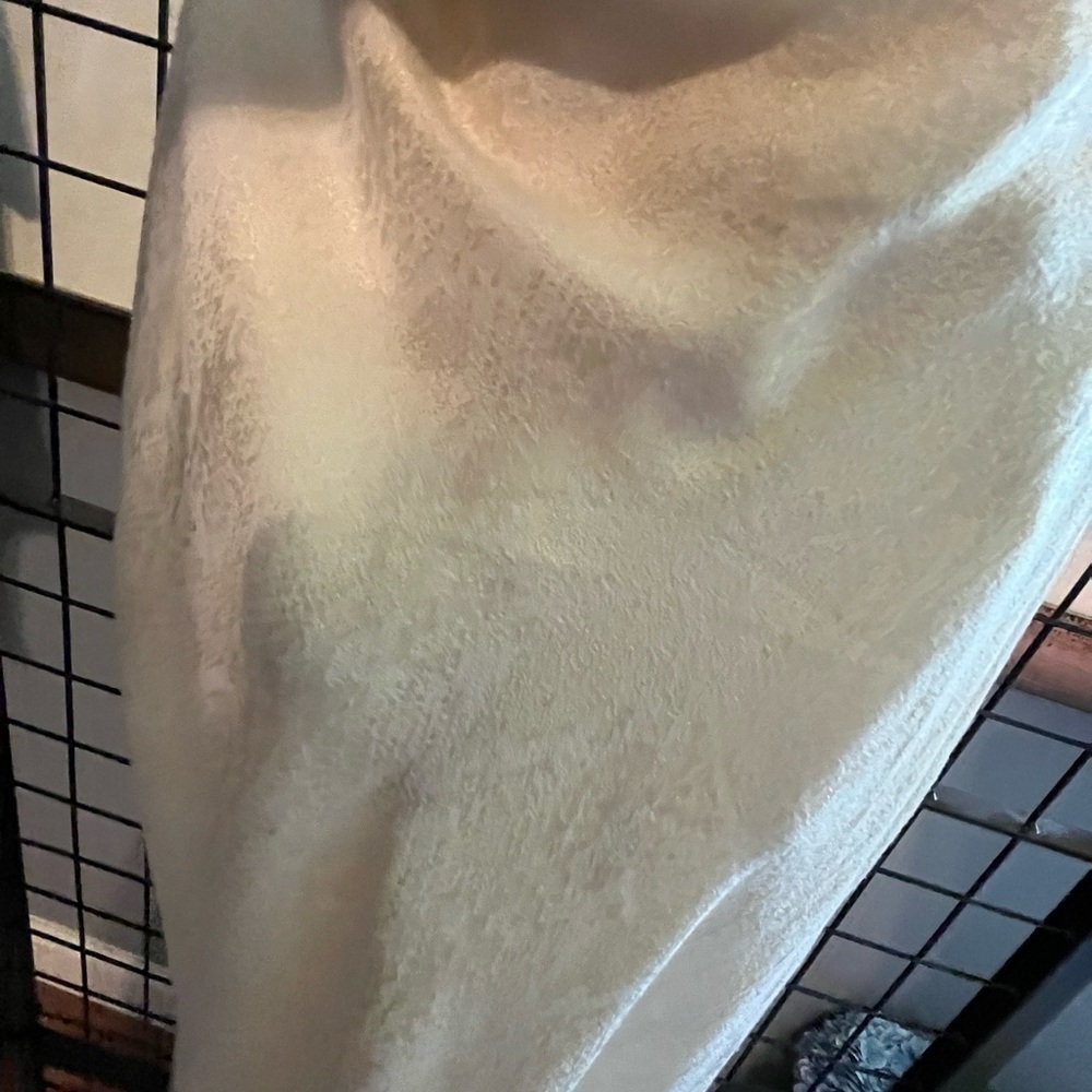 Cream Chemise Dress with Delicate Design - Picture 3 of 6